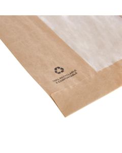 Fiesta Compostable voedselzakken met pergamijnen venster (1000 stuks)
