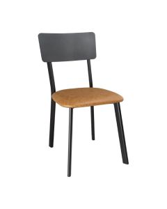 Bolero metaal & polyurethaan vintage stoelen desert (4 stuks)