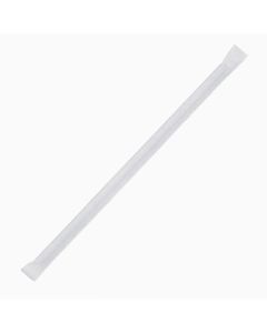 Fiesta Compostable composteerbare papieren buigrietjes 210mm zwart  Individueel verpakt (250 stuks)