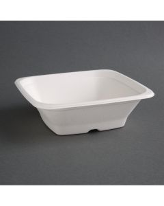 Fiesta Compostable composteerbare bagasse kommen vierkant 680ml (50 stuks)