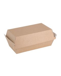 Fiesta Compostable composteerbare hamburgerdoosjes kraft klein 172mm (200 stuks)