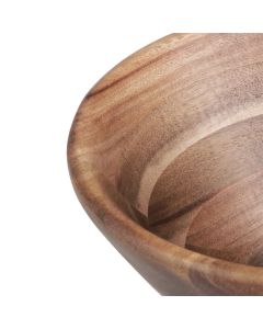 Olympia acaciahouten kommen 203(Ø) x 100(H)mm