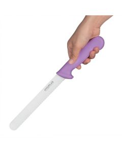 Hygiplas broodmes 21,6cm paars