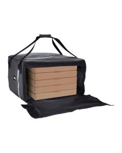 Vogue geïsoleerde pizza bezorgtas grijs 495x495x320mm