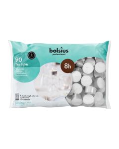 Bolsius Professional theelichten 8 uur (90 stuks)