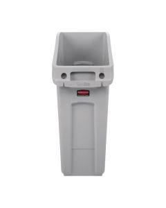 Rubbermaid Slim Jim afvalbak grijs 49L