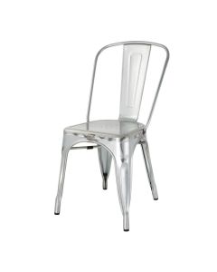 Bolero Bistro gegalvaniseerd stalen stoelen (4 stuks)