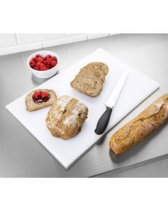 Hygiplas antibacteriële HDPE snijplank wit