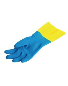 MAPA Alto 405 waterdichte heavy-duty werkhandschoenen blauw en geel - XL