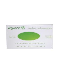 Vegware composteerbare handschoenen voor voedselbereiding blauw - medium (2400 stuks)