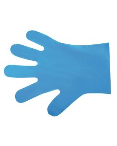 Vegware composteerbare handschoenen voor voedselbereiding blauw - medium (2400 stuks)
