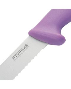 Hygiplas broodmes 21,6cm paars