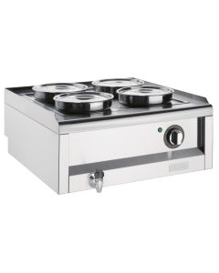 Buffalo 600 Serie 4 Pot Bain Marie