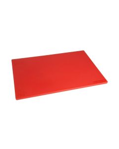 Hygiplas antibacteriële LDPE snijplank rood 450x300x10mm