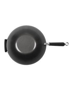Anti-kleef inductie wok met platte bodem 35,5cm