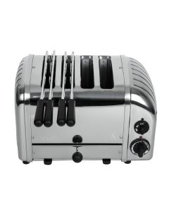 Dualit Vario 2x2 combi broodrooster 4 sleuven RVS 42174